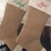 2 strip block stockings custom made