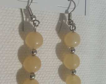 Earrings in semi precious stones