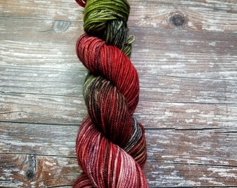 Hand dyed merino worsted weight tonal yarn 100g 218 yards indie dyed merino