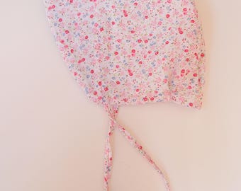 Flora Handmade Baby Girl Cotton Bonnet Baby Gift