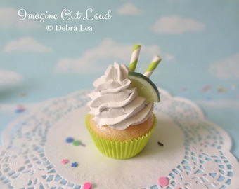 Fake Cupcake Handmade Faux Key Lime Slice