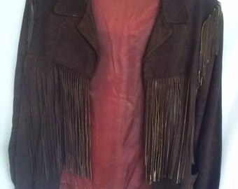 60's Fringed Suede "Hippie" Jacket