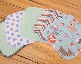 Cloth baby wipes neutral