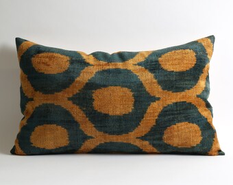 velvet pillow, handwoven pillow, ikat, ikat pillow, velvet, throw pillow, pillow cover, accent pillow, velvet ikat pillow, ikat pillows