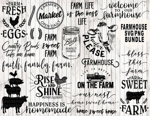 Download farm svg bundle farmhouse svg bundle farm life svg farm svg