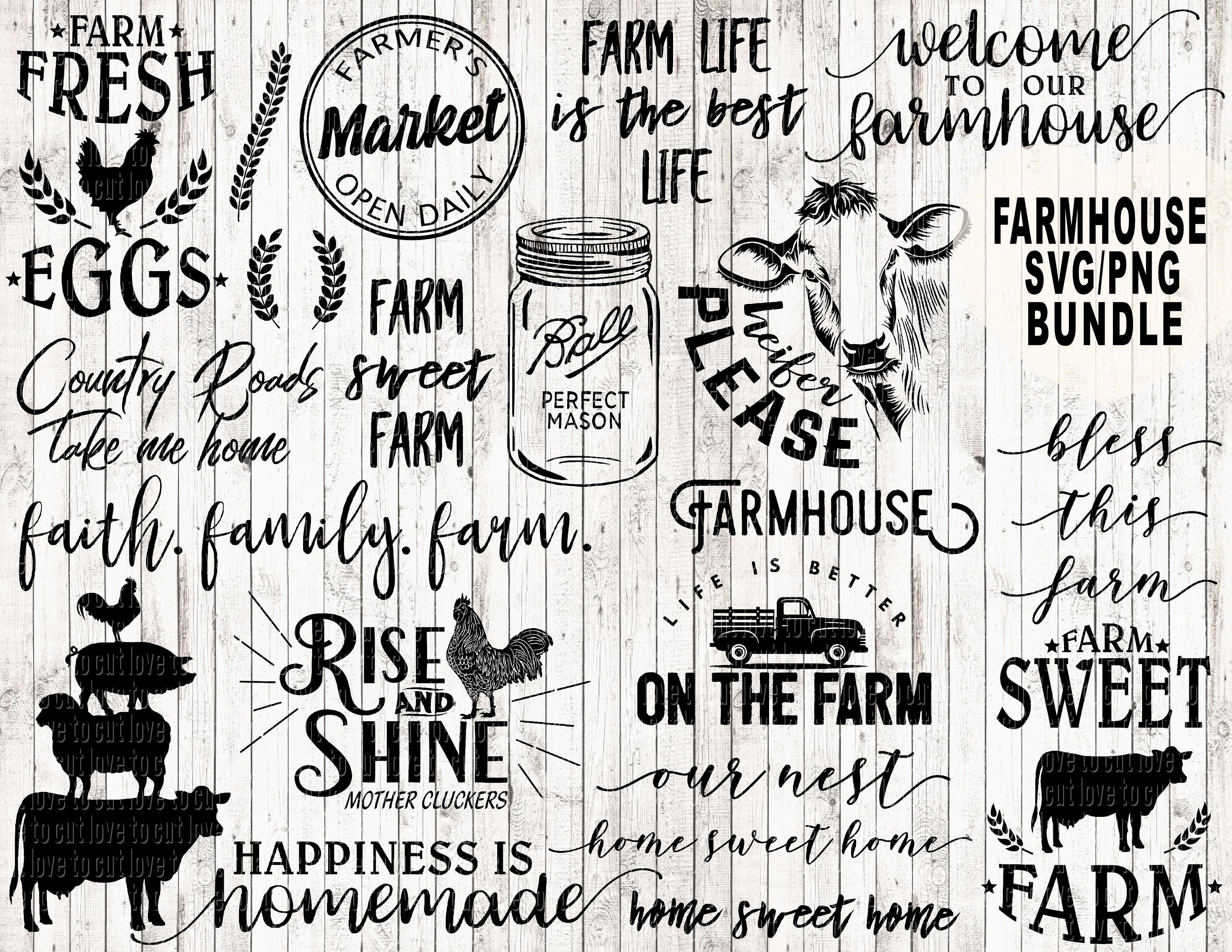 Download farm svg bundle farmhouse svg bundle farm life svg farm svg