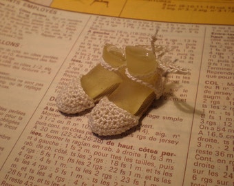 Enchanted Doll Espadrilles in Ecru