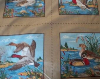 Duck Season Fabric Panel - 35" X 44/45" Wide