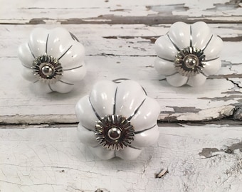 Knobs, Decorative Pull Knob, Craft Supply, Furniture Upgrade Ceramic Drawer Pulls, Home Improvement Cabinet Supplies