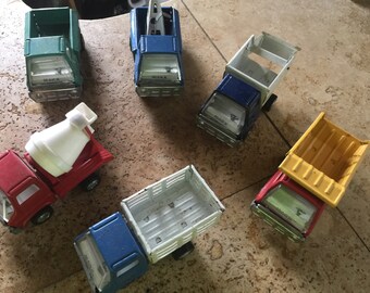 Vintage marx toys truck set