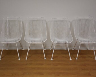 Russell Woodard 'Sculptura' Patio Dining Chairs- Set of 4