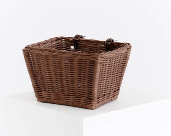 Handwoven bicycle basket, Wicker bike baskets, Front bike basket, Rear bike basket, Ethically produced, Bike basket, Basket for bike,