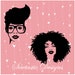 Black Woman SVG, Afro svg, Black Girl svg, Brigitte Cedeno, Cut File, Iron On, Decal, Cricut, Silhouette, ScanNCut & Many More