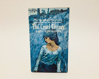 Vintage Gothic Romance Book The Cruel Legacy by Laura Hope Hudson 1967 Paperback