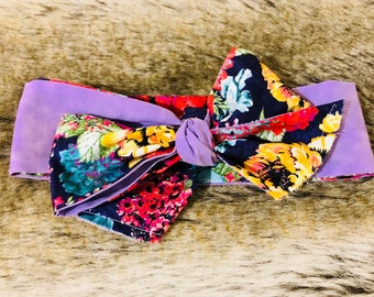 URBAN FLORAL / LAVENDER - Reversible