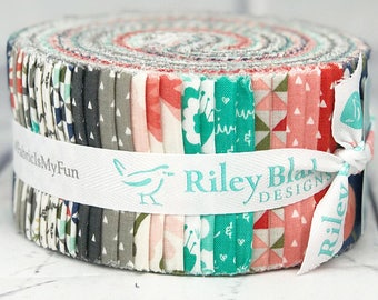 Last one! Riley Blake Fabrics - Heart and Soul by Deena Rutter Rolie Polie 2.5" Fabric Quilting Strips Jelly Roll 40 count RP-6700-40