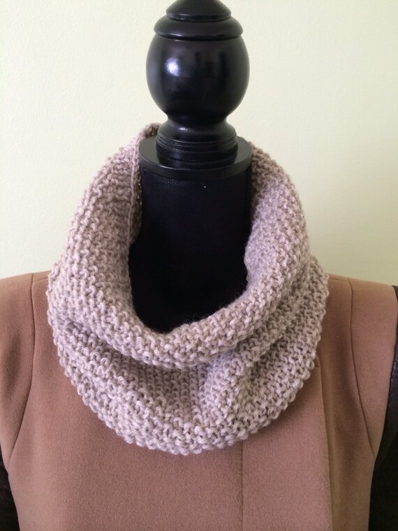 Winter Neck Warmer Wool Neck Warmer Men Cowl Hand Knit