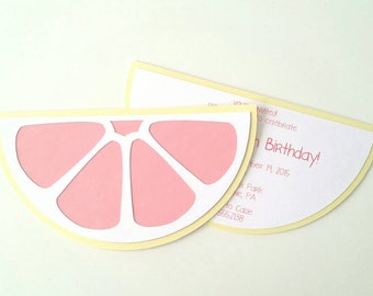 pink lemonade invitation