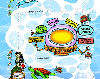 Deep Sea Adventure Get Well Map