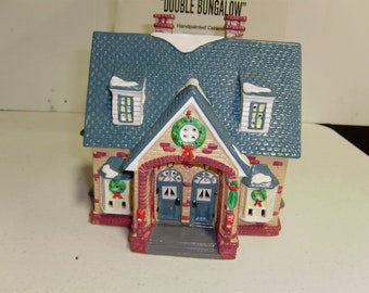 Department 56,Snow Village,Collectible Ceramics,Double Bungalow,#54070