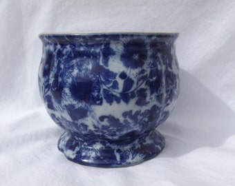 Vintage Pot Flo Blue