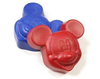 Mouse with ears crayon set of 2 crayons by Scribblers Crayons