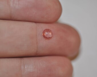 Rose Cut Pink Sapphire Round