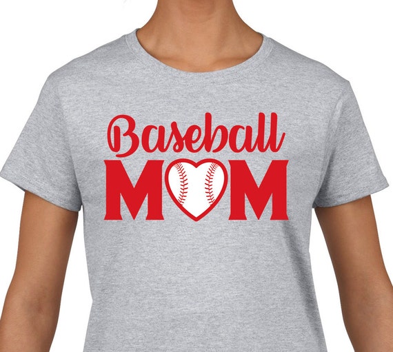 Items similar to Baseball Mom / Softball Mom Shirt Art ...