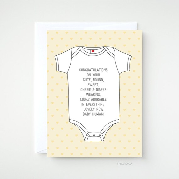 new baby congrats card
