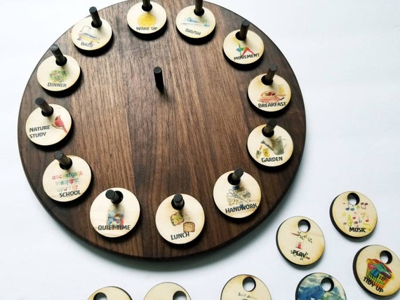 Child's chore chart visual calendar kids planner