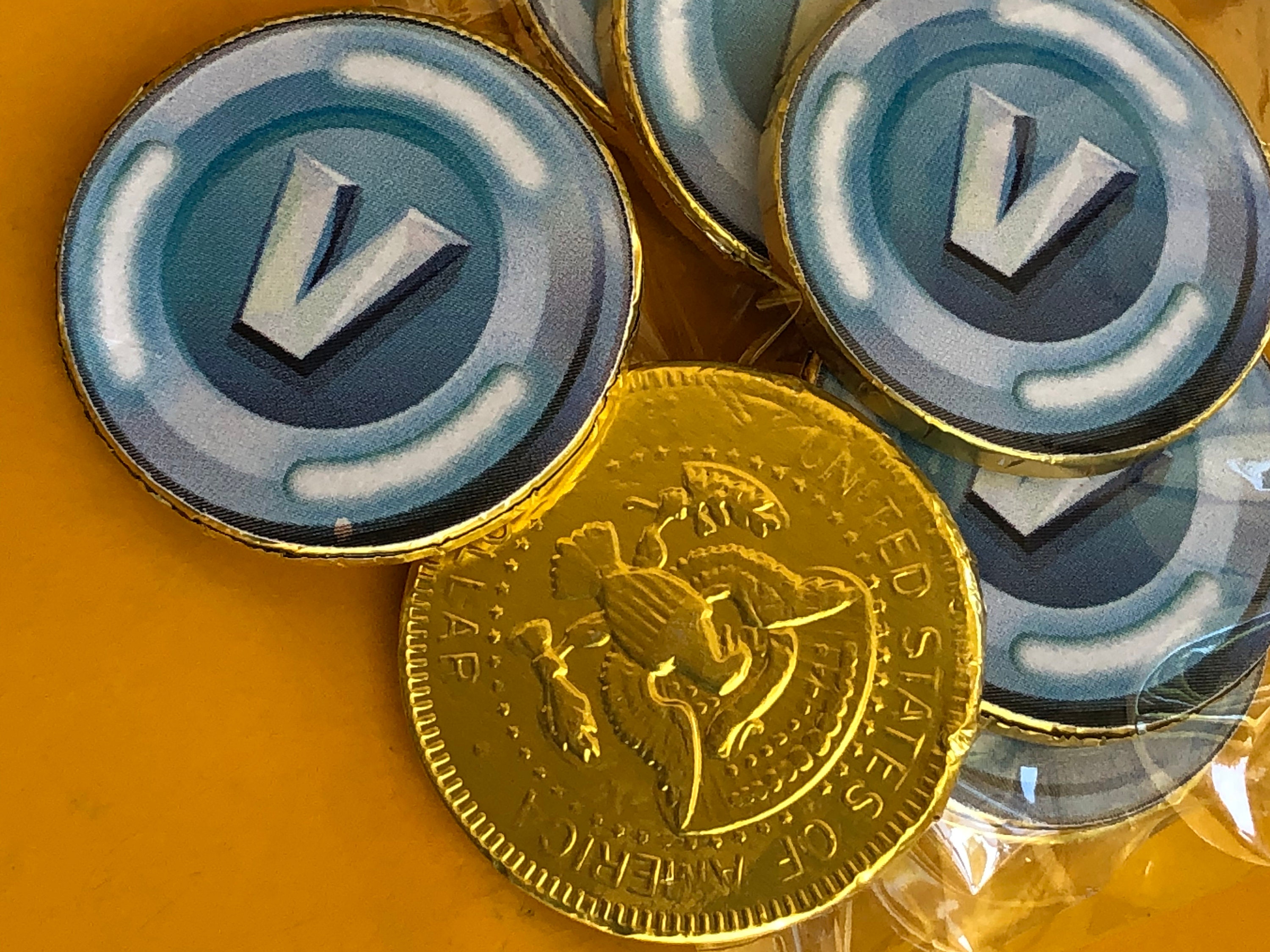 Fortnite birthdayV-BUCKSAssembled Chocolate coin V bucks