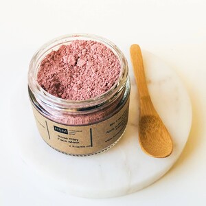 Rose Clay Mask, Clay Face Mask, Mothers Day Gift, Gift for Her, Sensitive Skin Face Mask, Facial Mask, Detox clay Mask, Gifts for women
