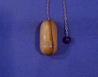 Handmade Wooden Dowsing Pendulum *The Bob* Use for: Healing, Allergy Testing, Chakra Balancing, Map Dowsing, Finding Missing Objects.