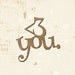 Heart You Laser Cut Chipboard Scrapbooking Embellishment