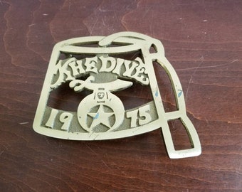 Khedive 1975 Brass Trivet