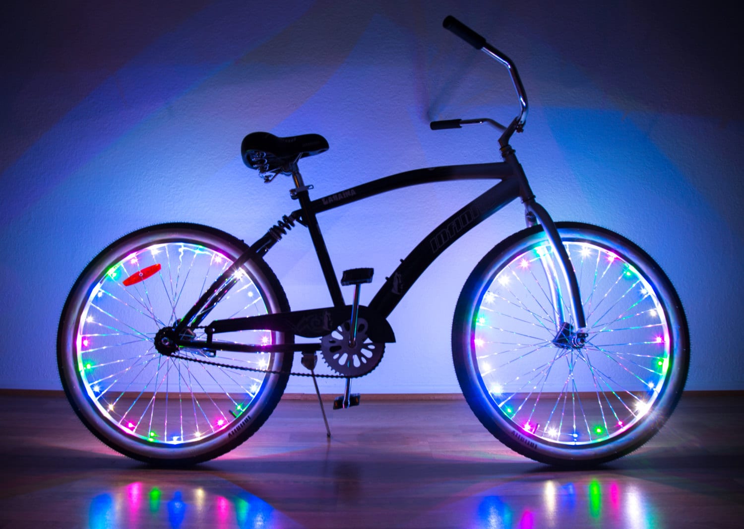 Bike LED Lights Bicycle Glow in the Dark Light Up Party