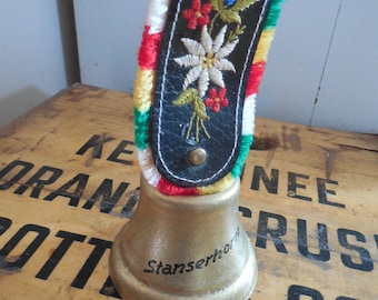 Vintage Swiss Stanserhorn Brass Bell