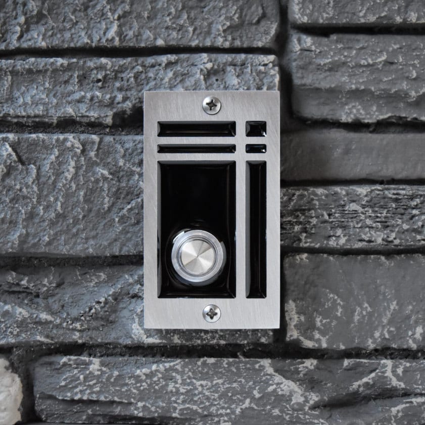 Modern Doorbell with Lighted Button