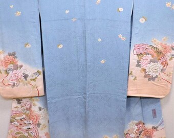Silk Furisode (Mimatsu original)titled "Taoyaka"= graceful/willowy
