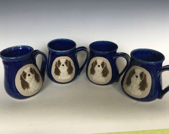 Hand Crafted Cavalier Coffee Mug Set (4)