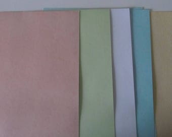 Set of 10 inch sheets of parchment - A4 size