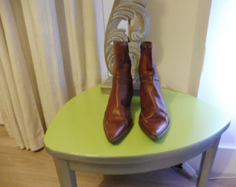 Cowboy boot size 39 en leather boots