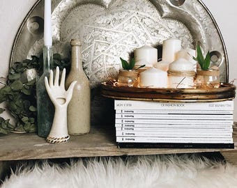 Handmade porcelain jewelry holder