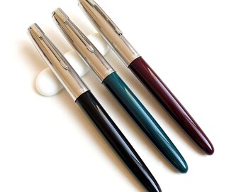 One Hooded Nib Refillable Fountain Pen. No Ink Included. 12cm Long w/ Silver Snap On Cap. Ideal for Writing, Marking, Drawing & Calligraphy