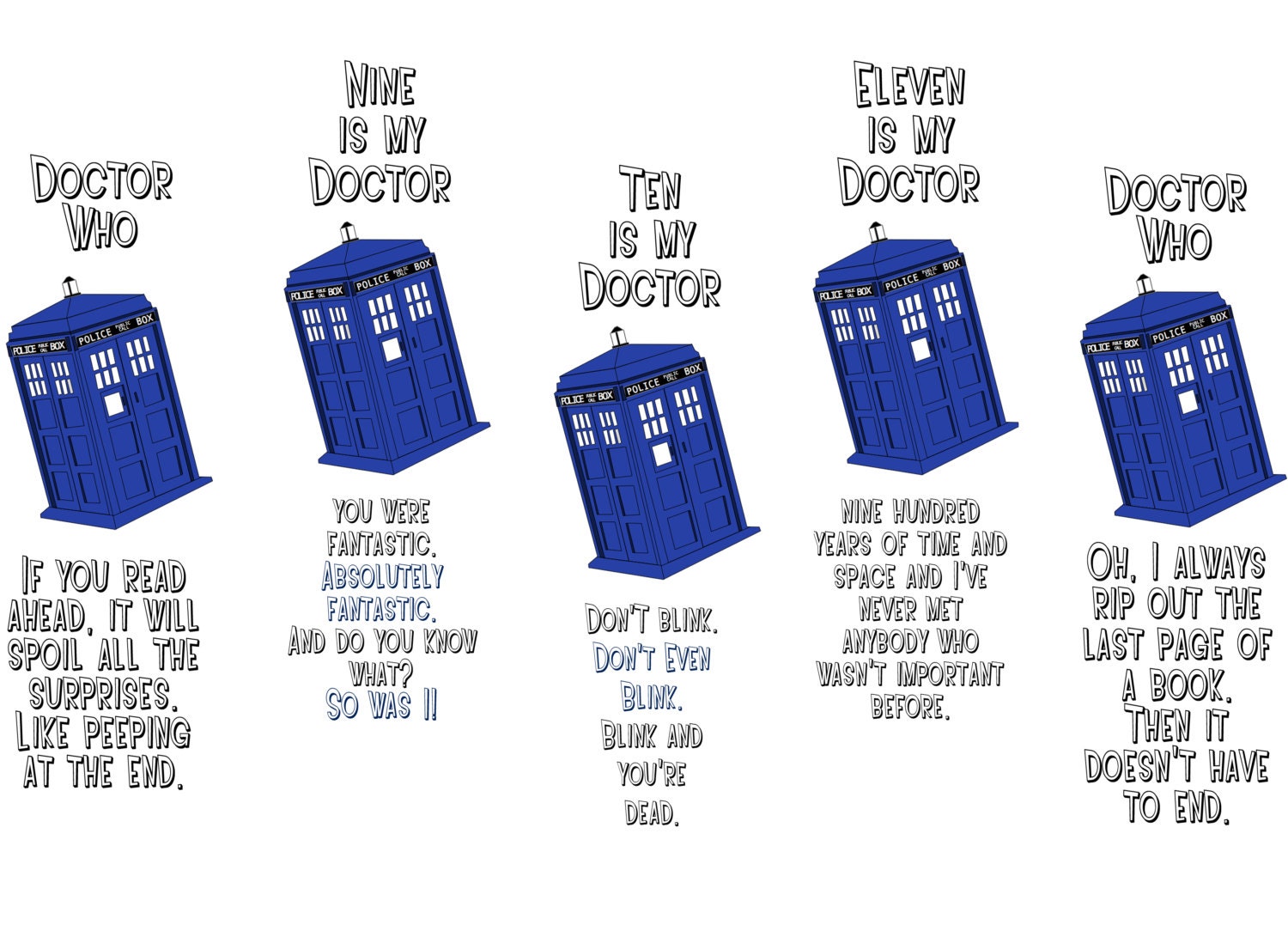 Doctor Who Bookmark