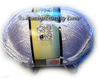 Yarnart pearl natural viscose yarn. White yarn. (F106). DSH(P5)