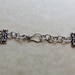 Sterling silver multi strand clasp with extension