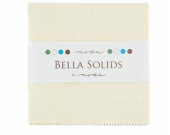 Charm Pack-5 inch squares-Moda-Snow-White Solid
