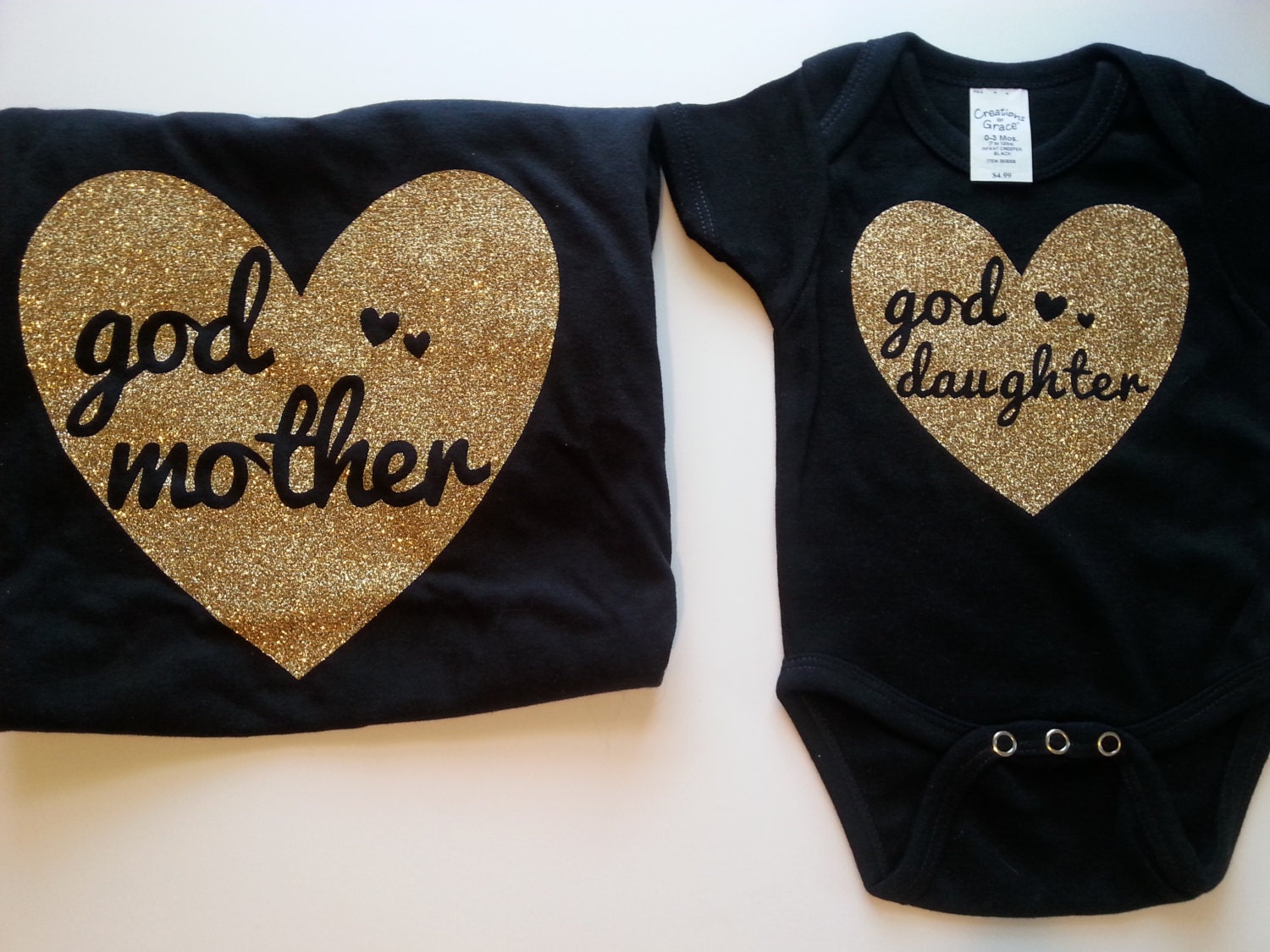 godmother and goddaughter matching shirts