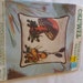 Vintage Crewel Embroidery Kit Mushroom Pillow from Minuet